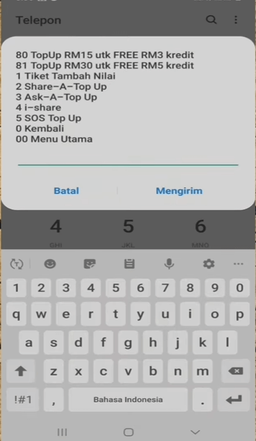 cara mengirim pulsa maxis hotlink malaysia ke indonesia