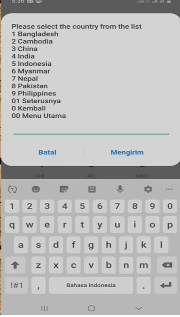 cara transfer pulsa maxis ke indonesia​